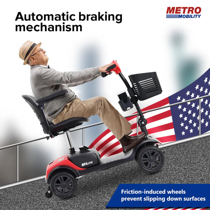 Metro Mobility M1 LITE 4-Wheel Portable Mobility Scooter
