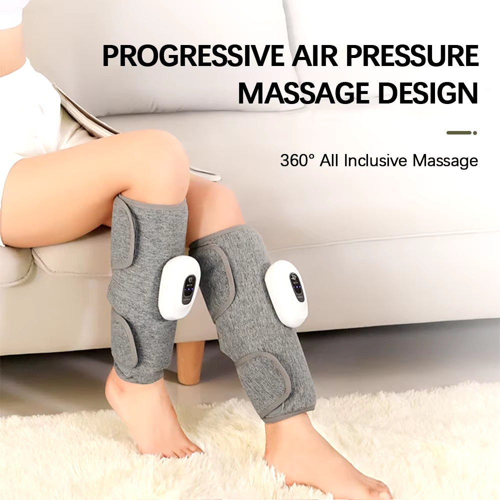 Wireless 360° Air Pressure Calf Massager Eletric 3 Mode Airbag Compresstion Leg Massage Foot Calf Muscle Relax Blood Circulation