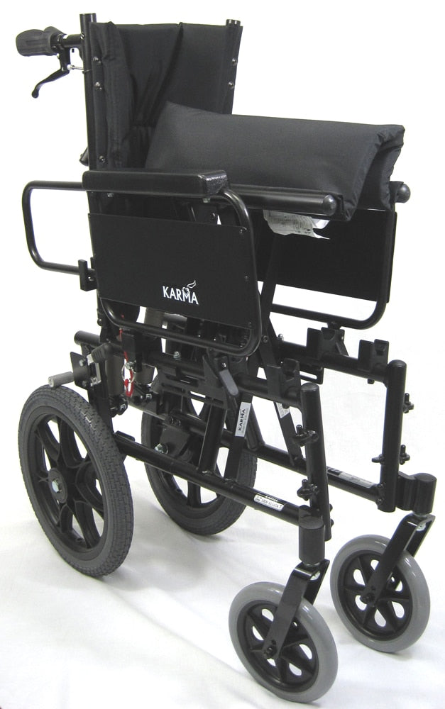 KARMAN KM-5000-TP Lightweight Reclining Transport Wheelchair