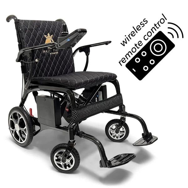 ComfyGO Phoenix Carbon Fiber Electric Wheelchair: Lightweight, Long-Range, Airline Approved ComfyGO