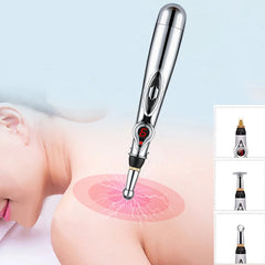 Electric Acupuncture Point Massage Pen Meridian Energy Massage Pen Pain Relief Therapy Back Neck Face Beauty Roller