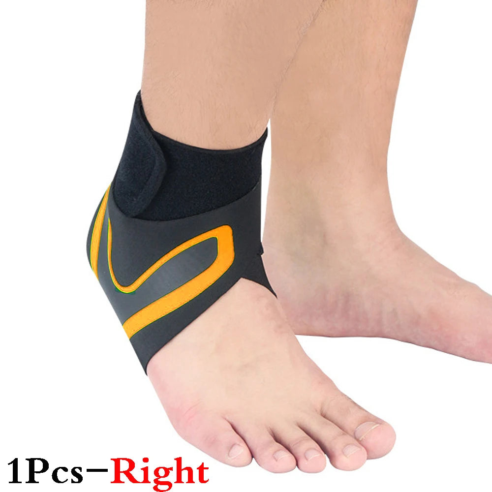 Adjustable Compression Ankle Support Sleeves for Enhanced Stability and Protection