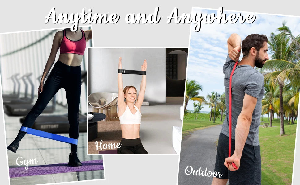 Premium Resistance Loop Bands for Home Fitness - Versatile Stretching & Strength Training Tools