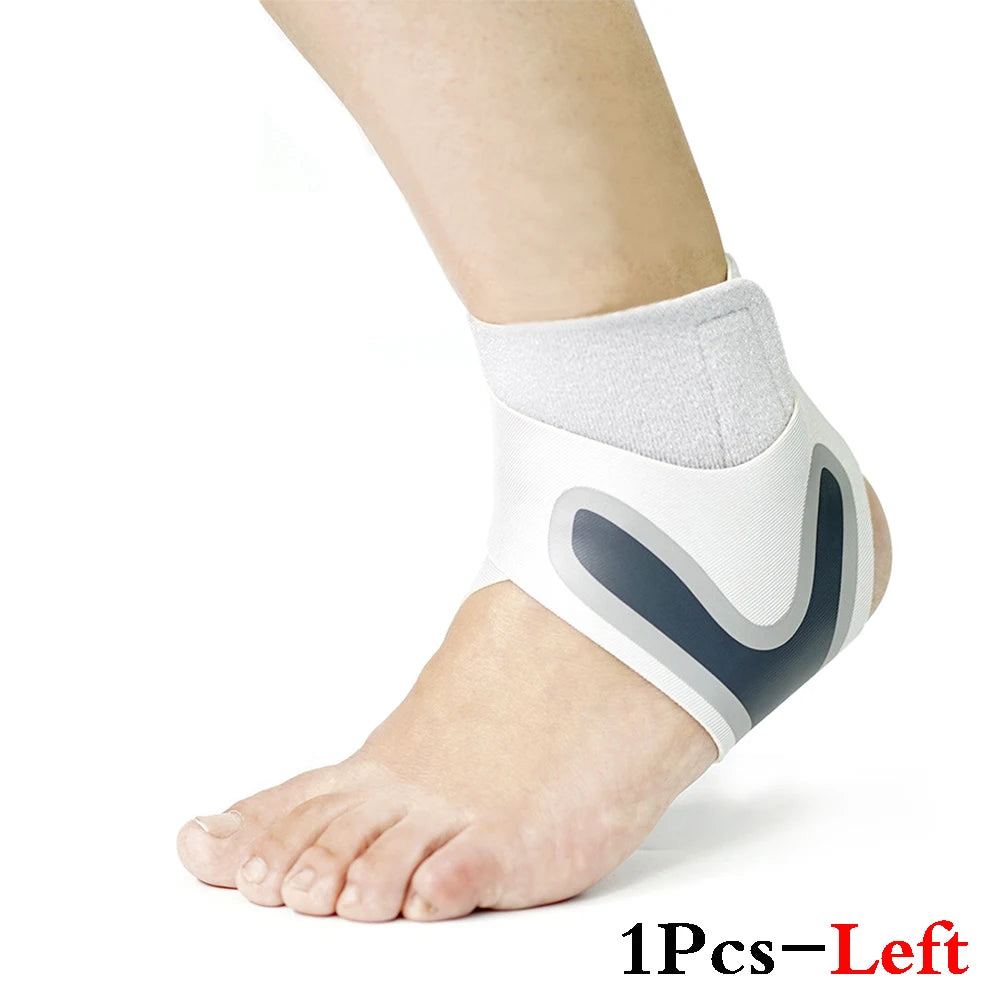 Adjustable Compression Ankle Support Sleeves for Enhanced Stability and Protection