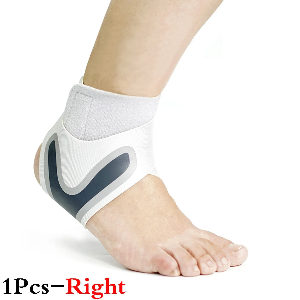 Adjustable Compression Ankle Support Sleeves for Enhanced Stability and Protection