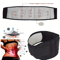 Adjustable Self-Warming Magnetic Therapy Back and Waist Support Belt for Ultimate Comfort and Relief