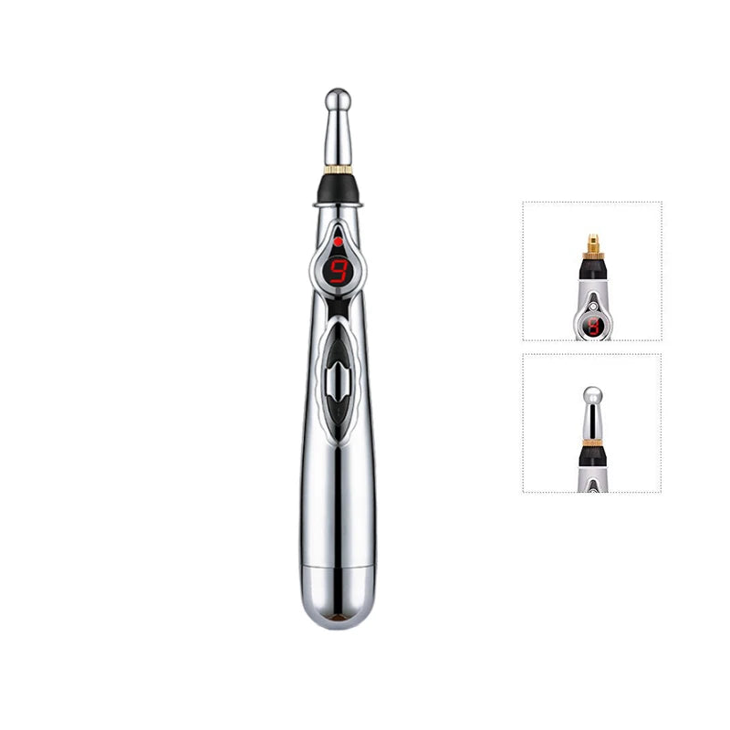 Electric Acupuncture Point Massage Pen Meridian Energy Massage Pen Pain Relief Therapy Back Neck Face Beauty Roller