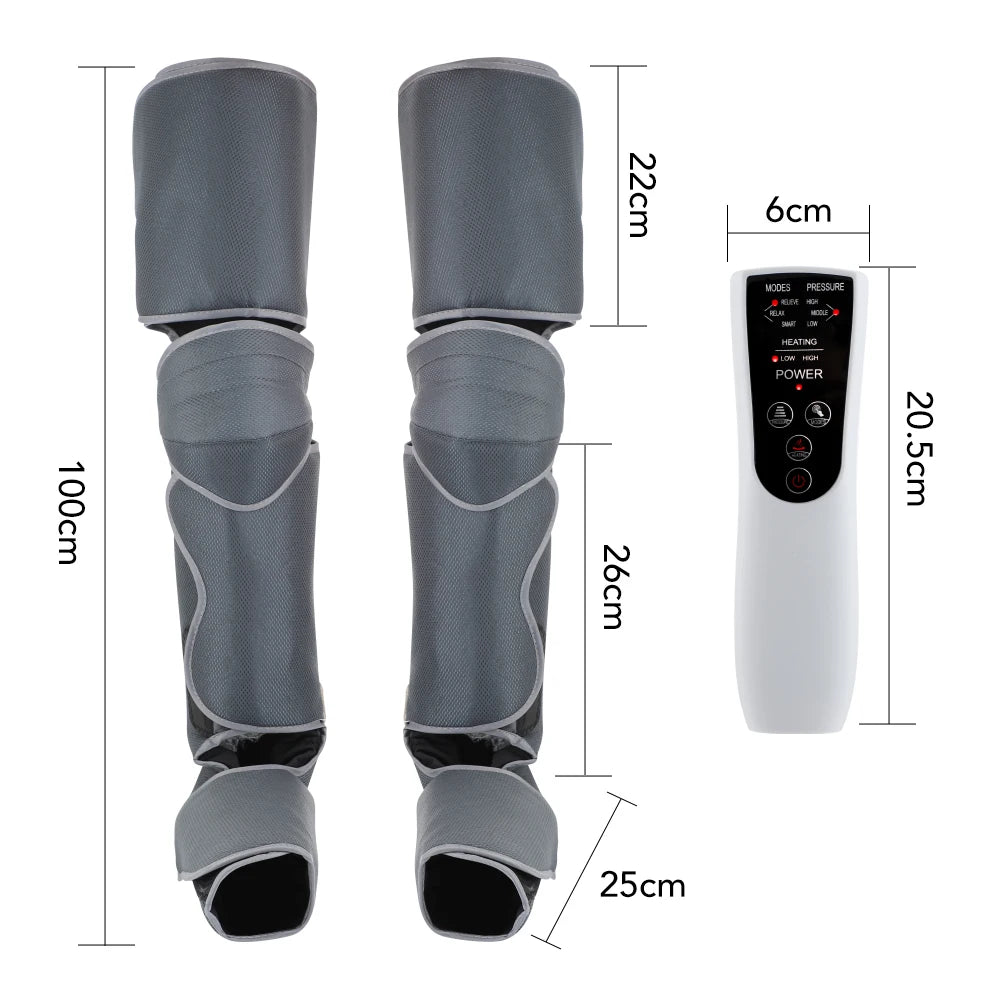 Air Pressure Leg and Foot Massager Machine for Enhanced Blood Circulation and Muscle Relaxation