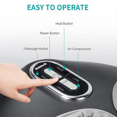 Foot Massager with Heat, Air Compression, and 3 Massage Modes for Deep Relaxation-Grands Mobility