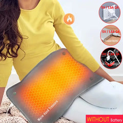 Graphene Rapid-Heat Adjustable Warming Pad for Home and Office with USB Power Supply