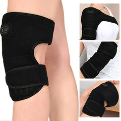 Heated Multi-Use Electric Massage Support Brace with Adjustable Vibration and Temperature Settings