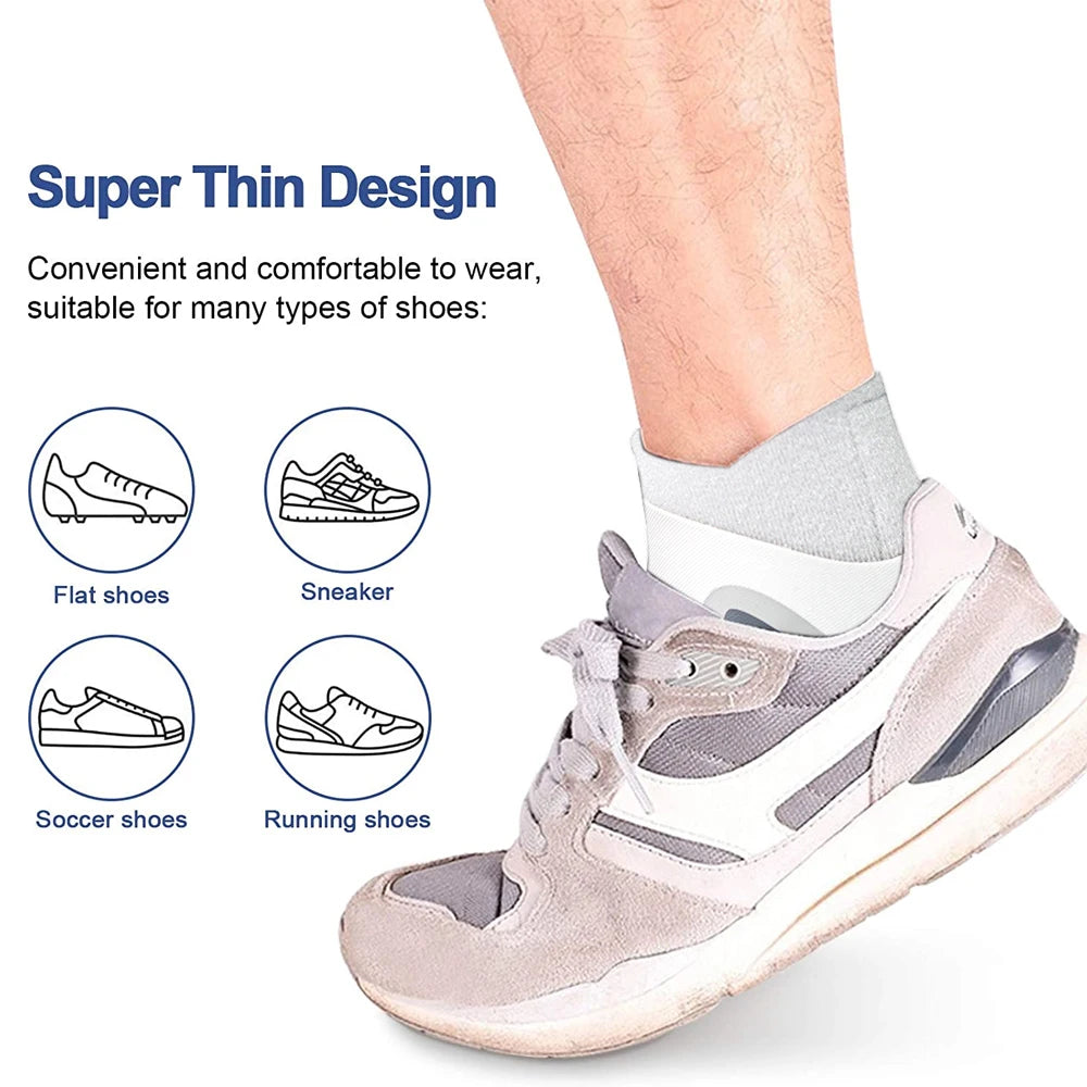 Adjustable Compression Ankle Support Sleeves for Enhanced Stability and Protection