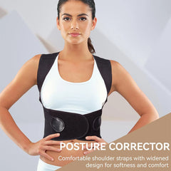 Adjustable Back Support Brace for Women and Kids - Breathable Posture Corrector for Enhanced Comfort