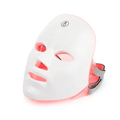 LED Photon Therapy Rechargeable Facial Mask - 7 Color Skin Rejuvenation and Anti-Aging Beauty Device