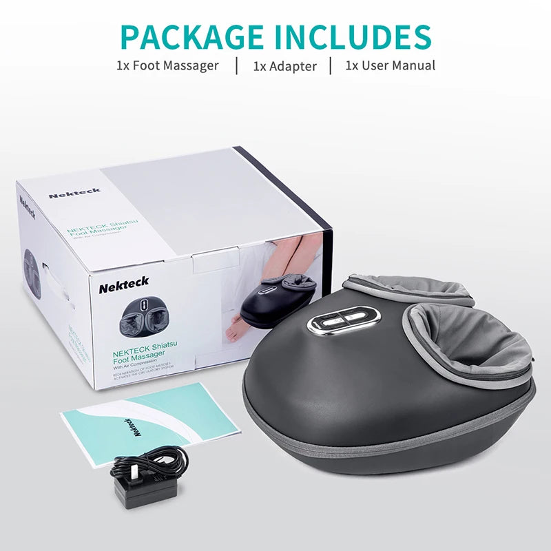 Foot Massager with Heat, Air Compression, and 3 Massage Modes for Deep Relaxation-Grands Mobility