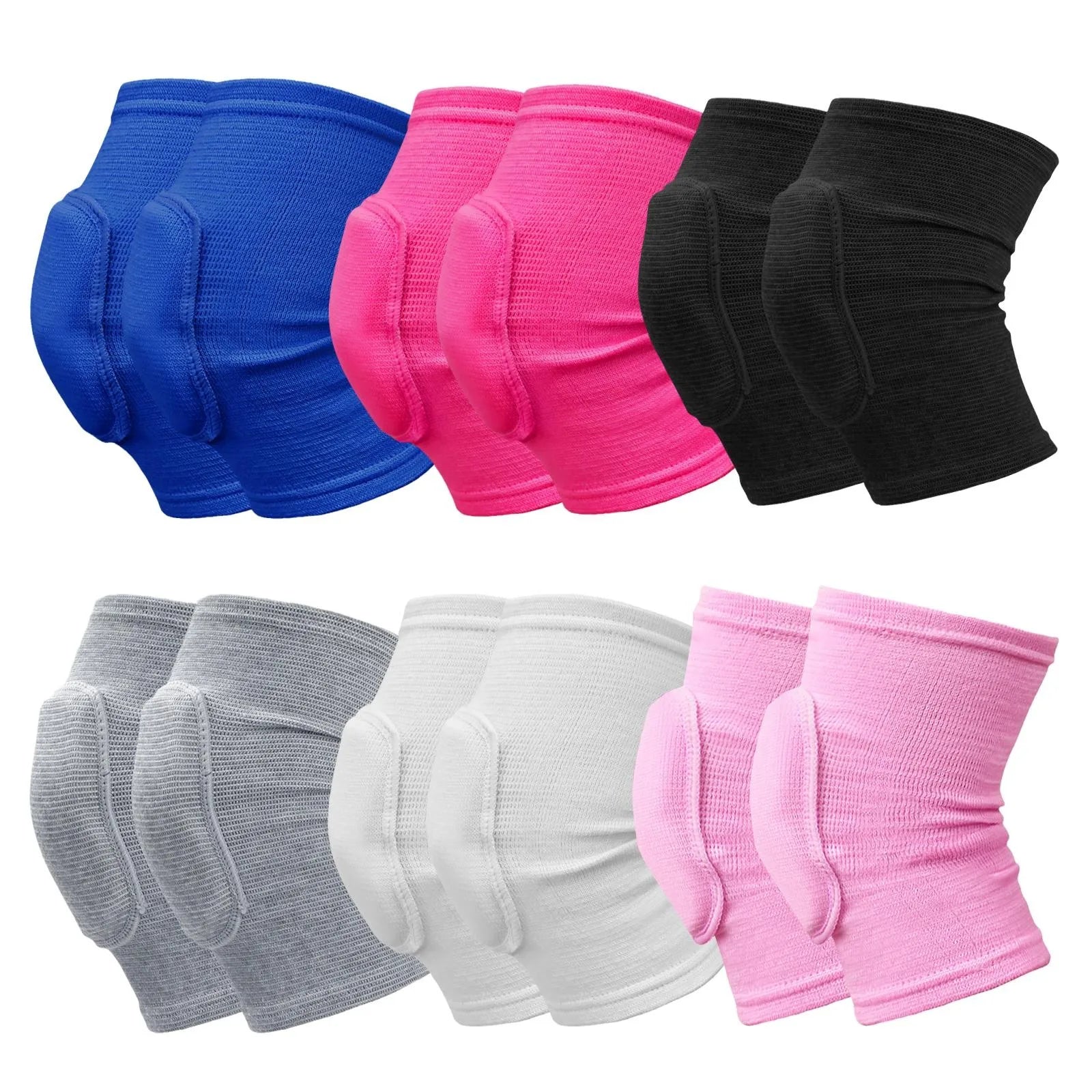 2-Pack Enhanced Comfort Compression Knee Support Pads for Dance and Workout Training