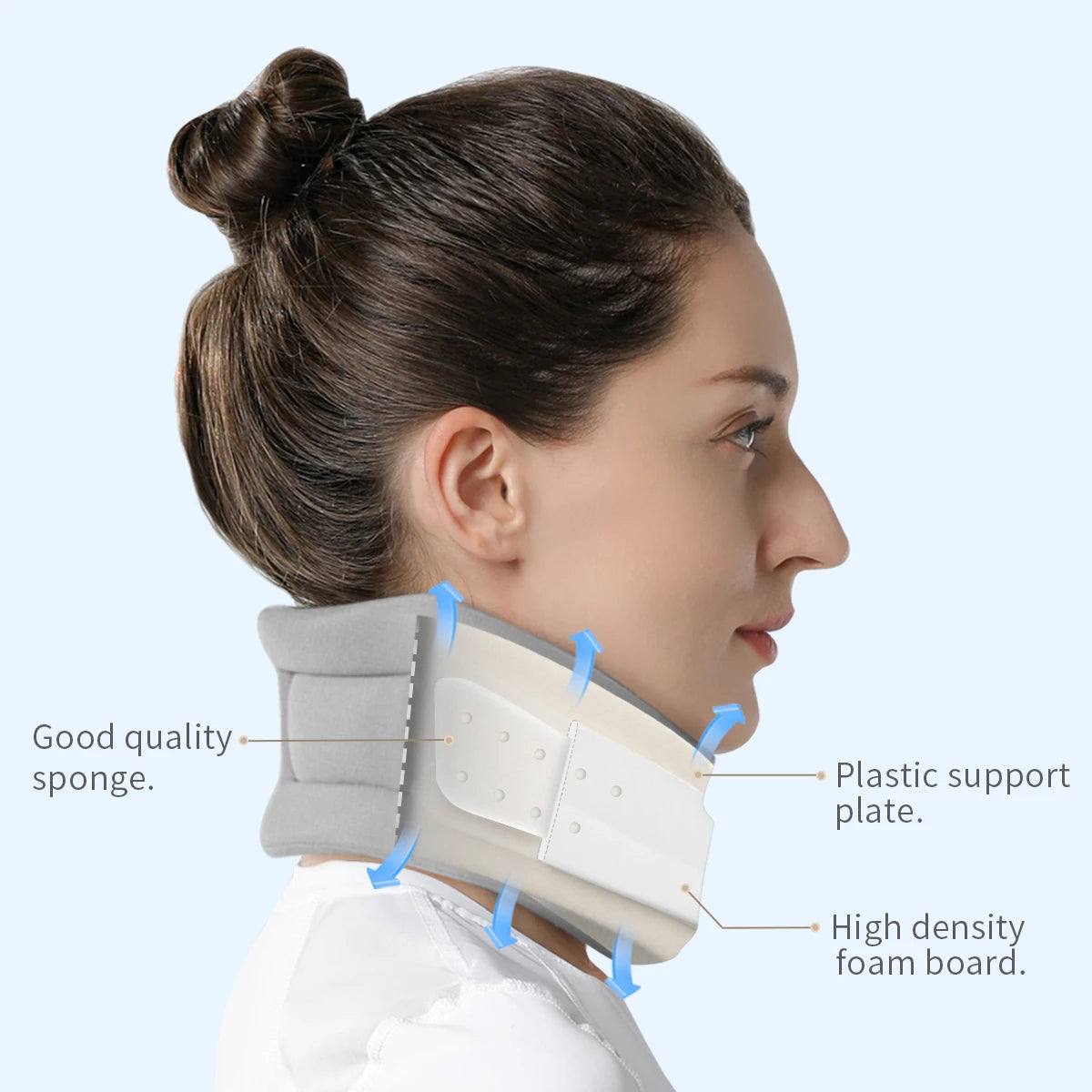 VELPEAU Neck Brace for Pain Relief and Strong Support