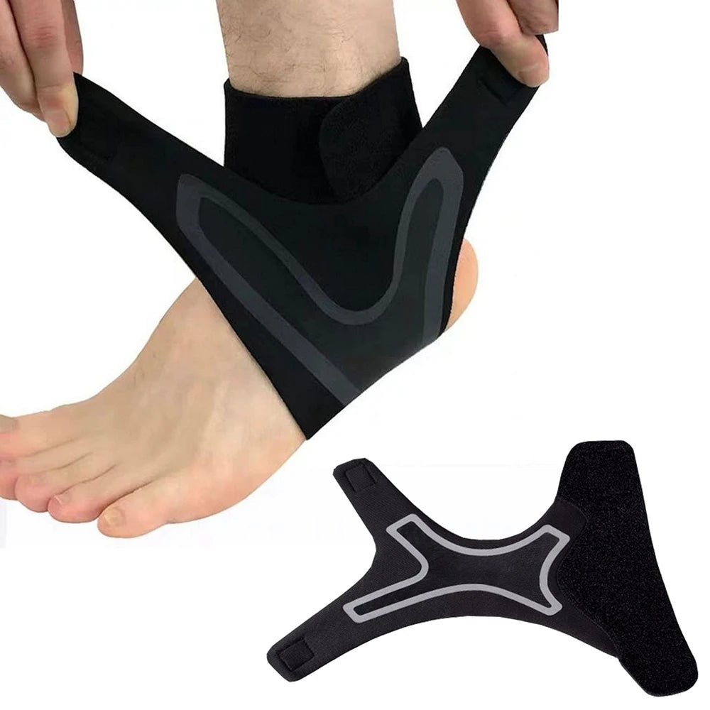 Adjustable Compression Ankle Support Sleeves for Enhanced Stability and Protection