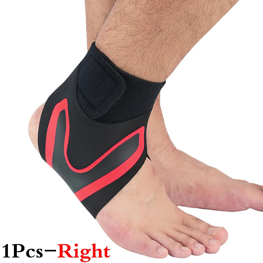 Adjustable Compression Ankle Support Sleeves for Enhanced Stability and Protection