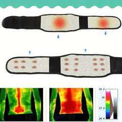 Adjustable Self-Warming Magnetic Therapy Back and Waist Support Belt for Ultimate Comfort and Relief