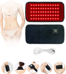 60 LEDs Red＆Infrared Light Therapy Belt 850nm 660nm Back  Burn Fat Wrap Slimming Machine Waist Heat Pad Full Body