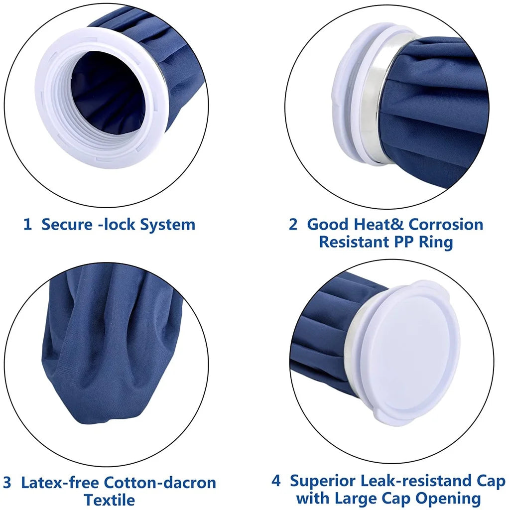 Versatile Reusable Ice Bag Bandage for Effective Hot and Cold Therapy on Injuries and Aches