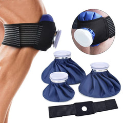 Versatile Reusable Ice Bag Bandage for Effective Hot and Cold Therapy on Injuries and Aches