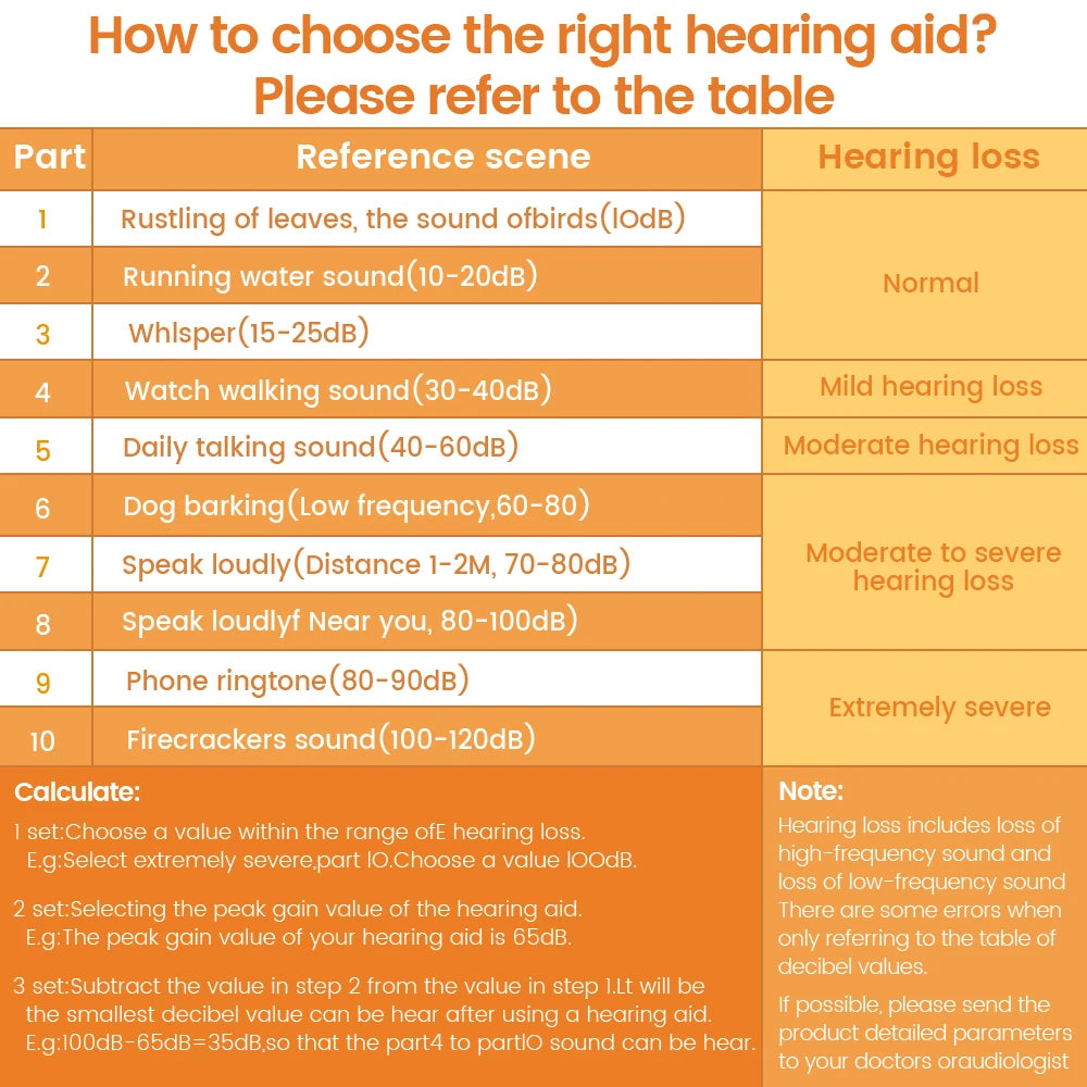 Rechargeable ITE Hearing Aid for Seniors - Mini Invisible Sound Amplifier with Wireless Convenience and Noise Reduction Features