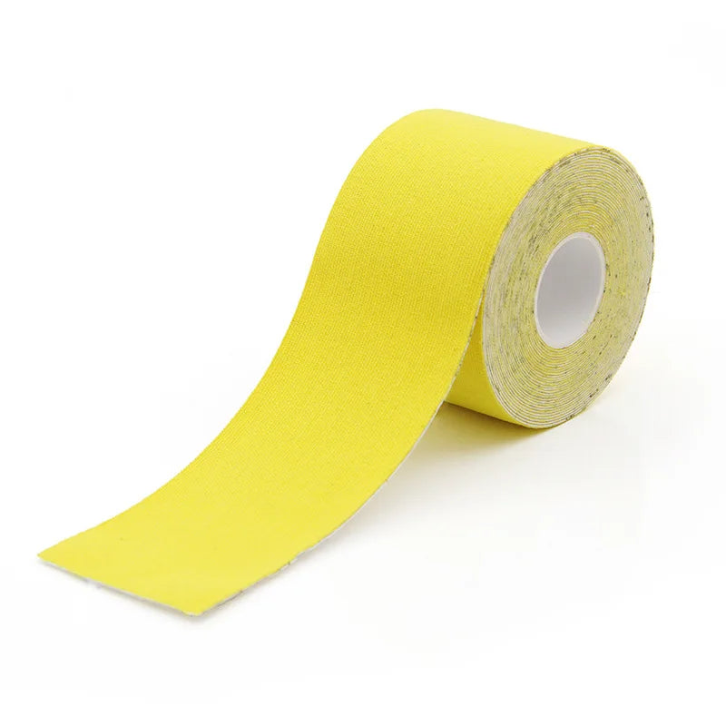 Kinesiology Sports Tape for Muscle Support and Pain Relief - Elastic Adhesive Bandage for Strain and Injury Recovery