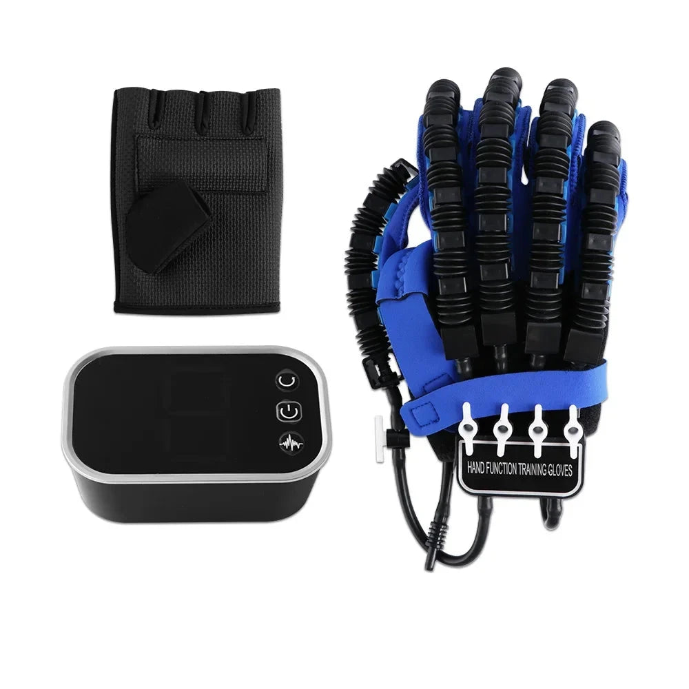 Left & Right Hand Finger Rehabilitation Exerciser Robot Gloves Stroke Hemiplegia Cerebral Infarction Training Equipment Therapy