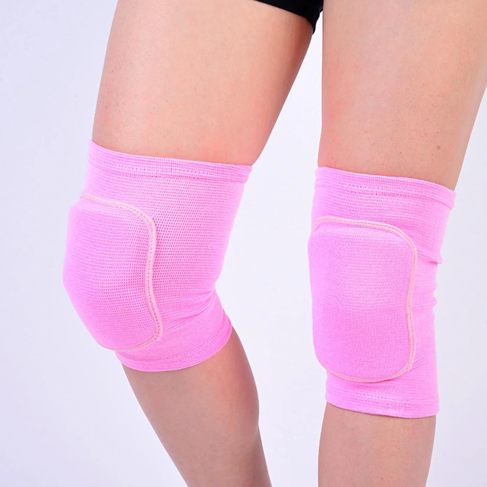 2-Pack Enhanced Comfort Compression Knee Support Pads for Dance and Workout Training