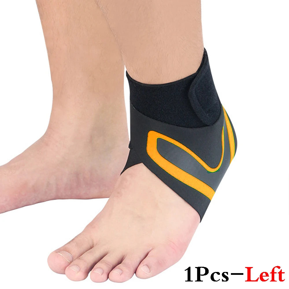 Adjustable Compression Ankle Support Sleeves for Enhanced Stability and Protection