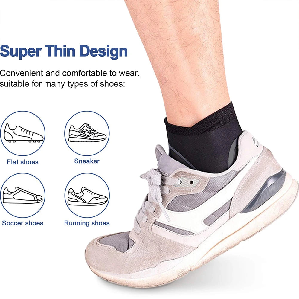 Adjustable Compression Ankle Support Sleeves for Enhanced Stability and Protection