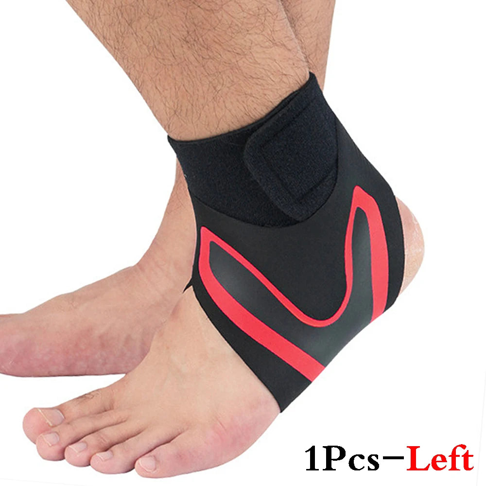 Adjustable Compression Ankle Support Sleeves for Enhanced Stability and Protection