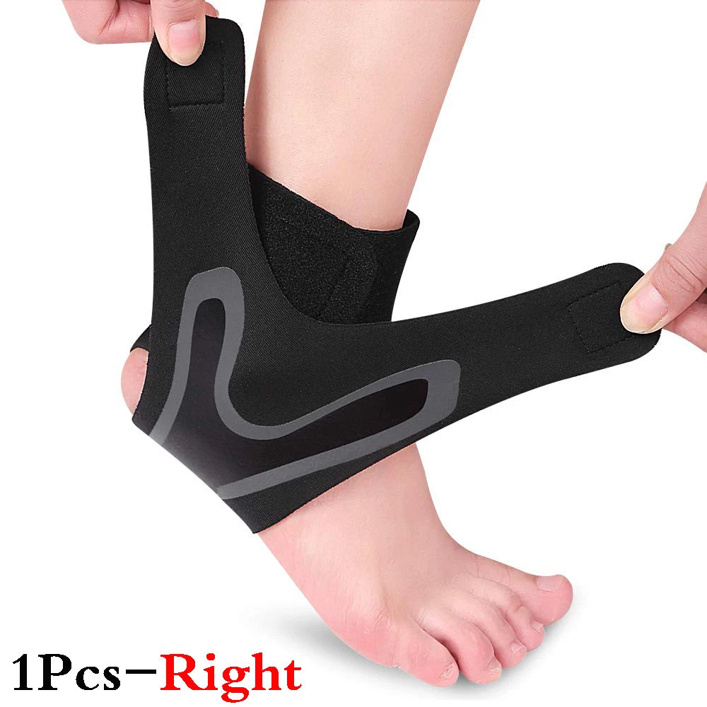 Adjustable Compression Ankle Support Sleeves for Enhanced Stability and Protection