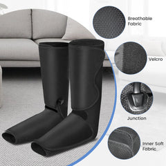 Heated Air Compression Leg Massager with Adjustable Modes for Foot and Calf Relief - Perfect Christmas Gift