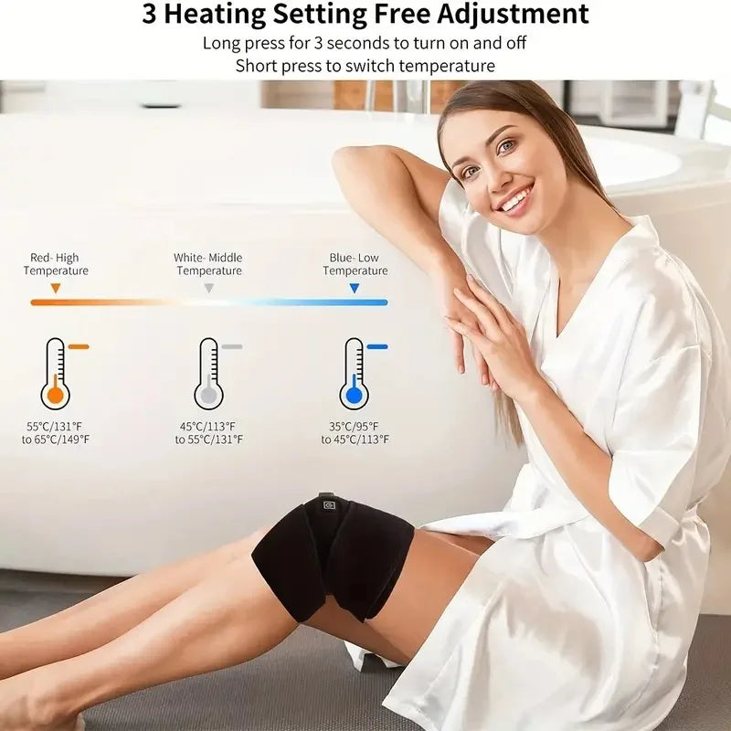 Adjustable Temperature Electric Knee Warmer and Massage Tool for Ultimate Comfort