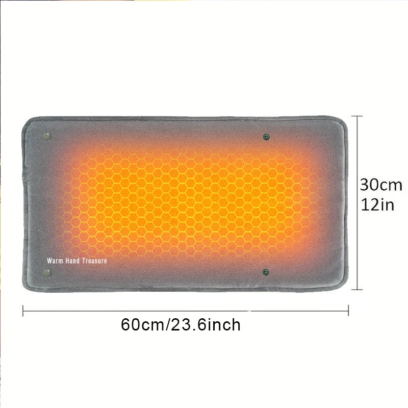 Graphene Rapid-Heat Adjustable Warming Pad for Home and Office with USB Power Supply