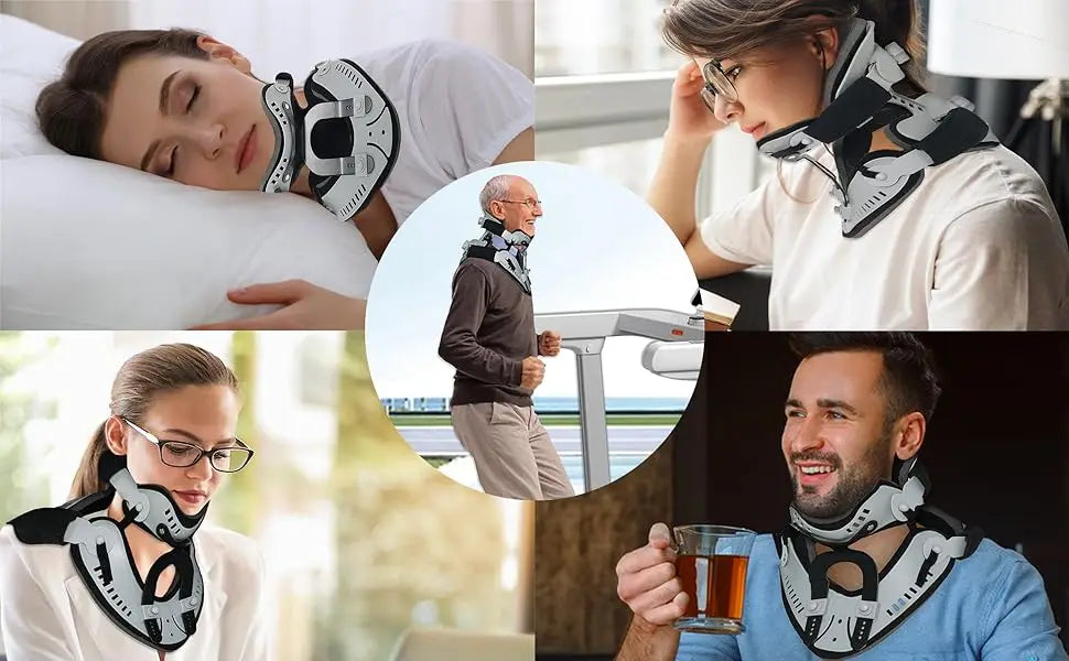 Neck Brace Support Orthosis - Adjustable Cervical Collar