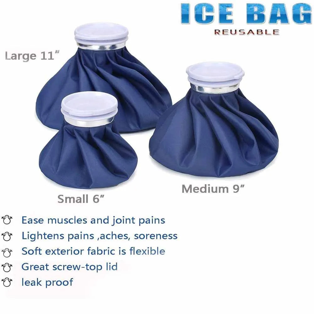 Versatile Reusable Ice Bag Bandage for Effective Hot and Cold Therapy on Injuries and Aches