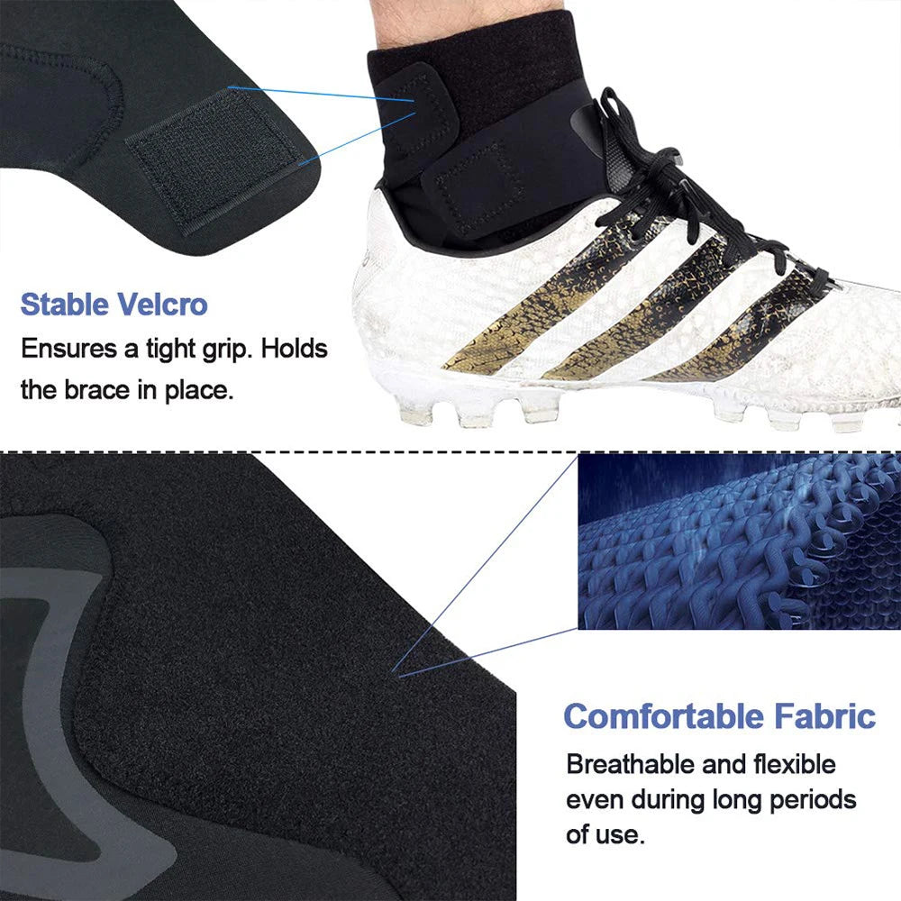 Adjustable Compression Ankle Support Sleeves for Enhanced Stability and Protection