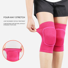 2-Pack Enhanced Comfort Compression Knee Support Pads for Dance and Workout Training