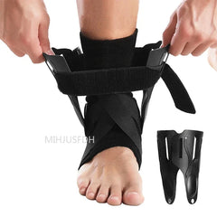 Ankle Support Brace with Side Stabilizers for Sprains and Tendonitis - Lightweight Recovery Splint for Men and Women