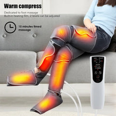 Air Pressure Leg and Foot Massager Machine for Enhanced Blood Circulation and Muscle Relaxation