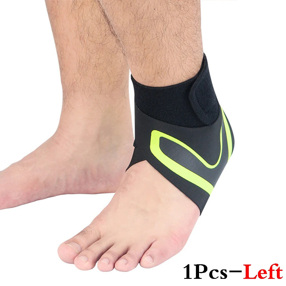 Adjustable Compression Ankle Support Sleeves for Enhanced Stability and Protection