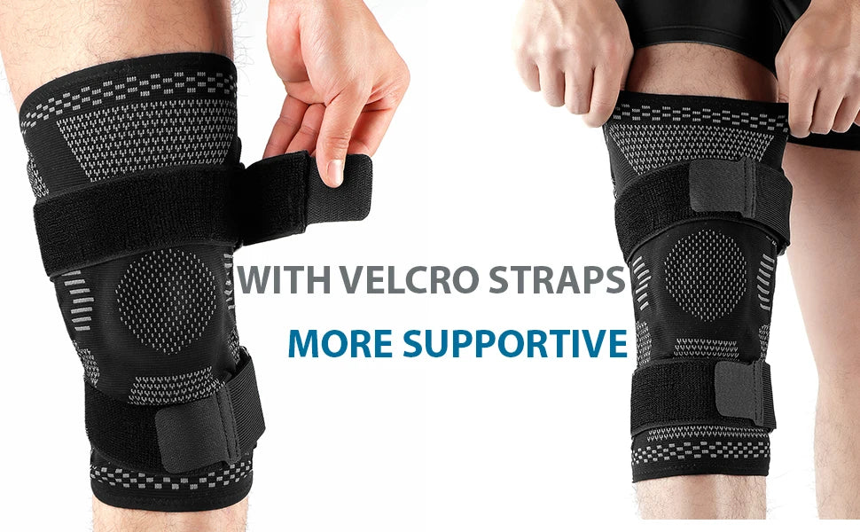 Sports Knee Pads for Knee Pain Meniscus Tear Injury Recovery with Side Stabilizers