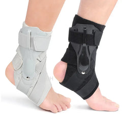 Ankle Support Brace with Side Stabilizers for Sprains and Tendonitis - Lightweight Recovery Splint for Men and Women