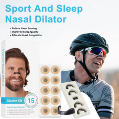 Nasal Breathing Enhancement Kit: Sport Nasal Dilators for Snoring and Sleep Improvement