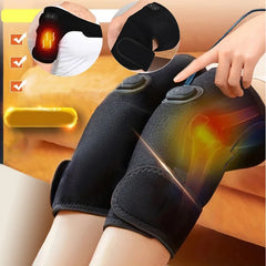 Heated Multi-Use Electric Massage Support Brace with Adjustable Vibration and Temperature Settings