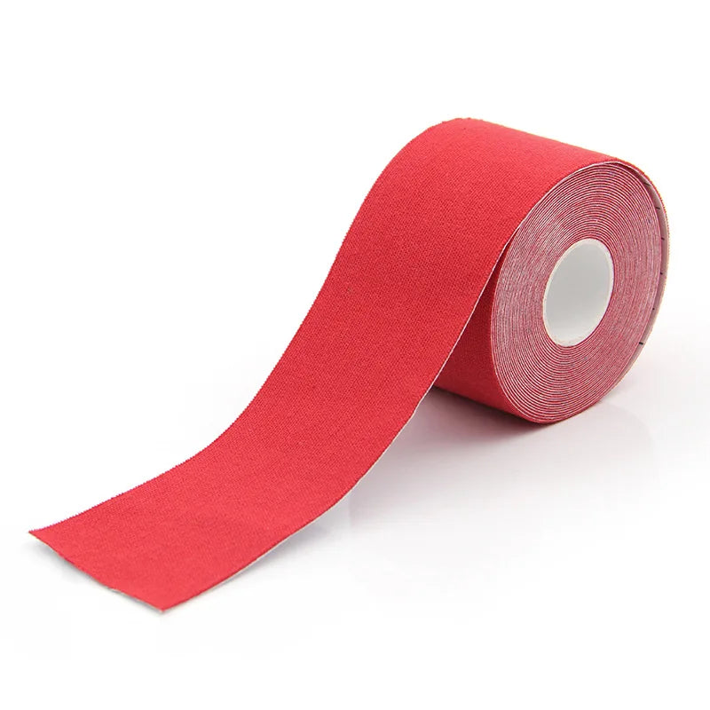 Kinesiology Sports Tape for Muscle Support and Pain Relief - Elastic Adhesive Bandage for Strain and Injury Recovery